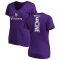 Women's Lewis Cine Backer Slim Fit T-Shirt - Purple