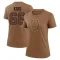 Women's Lewis Kidd Legend 2023 Salute To Service Performance T-Shirt - Brown