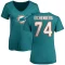 Women's Liam Eichenberg Name & Number Slim Fit T-Shirt - Aqua