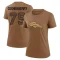 Women's Lloyd Cushenberry Legend 2023 Salute To Service Performance T-Shirt - Brown