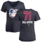 Women's Logan Gillaspie Name and Number Banner Wave V-Neck T-Shirt - Navy