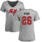 Women's Logan Ryan Name & Number Slim Fit T-Shirt - Ash