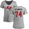 Women's Logan Stenberg Name & Number Slim Fit T-Shirt - Ash