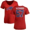 Women's Lorenzo Alexander Name & Number Slim Fit T-Shirt - Red