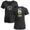 Women's Lorenzo Cain Midnight Mascot V-Neck T-Shirt - Black