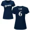 Women's Lorenzo Cain Name & Number T-Shirt - Navy