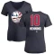 Women's Lorne Henning Name and Number Banner Wave V-Neck T-Shirt - Navy