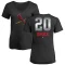 Women's Lou Brock Midnight Mascot V-Neck T-Shirt - Black