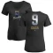 Women's Lucas Duda Midnight Mascot V-Neck T-Shirt - Black