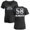 Women's Lucas Gilbreath Midnight Mascot V-Neck T-Shirt - Black