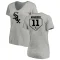 Women's Luis Aparicio RBI Slim Fit V-Neck T-Shirt - Heathered Gray