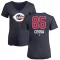 Women's Luis Cessa Name and Number Banner Wave V-Neck T-Shirt - Navy