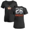 Women's Luis Gonzalez Midnight Mascot V-Neck T-Shirt - Black