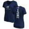 Women's Luis Perez Backer Slim Fit T-Shirt - Navy