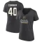 Women's Lukas Cormier Heather 2023 Western Conference Champions V-Neck T-Shirt - Charcoal