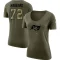 Women's Luke Haggard Legend Salute to Service Scoop Neck T-Shirt - Olive