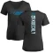 Women's Luke Kuechly Backer Slim Fit T-Shirt - Black