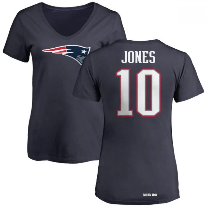 Women's Mac Jones Name & Number T-Shirt - Navy - Tshirtsedge