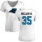 Women's Mac McCain III Name & Number Slim Fit T-Shirt - White