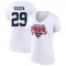 Women's Mack Guzda 2023 Stanley Cup Final V-Neck T-Shirt - White