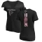 Women's Mack Hollins Backer Slim Fit T-Shirt - Black