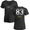 Women's Makai Polk Midnight Mascot T-Shirt - Black