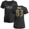 Women's Makai Polk Name & Number Slim Fit T-Shirt - Black