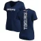 Women's Malcolm Mitchell Backer Slim Fit T-Shirt - Navy