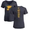 Women's Malcolm Subban One Color Backer T-Shirt - Navy