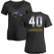 Women's Malik Harrison Midnight Mascot T-Shirt - Black