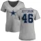 Women's Malik Jefferson Name & Number T-Shirt - Ash