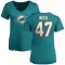 Women's Malik Reed Name & Number Slim Fit T-Shirt - Aqua