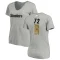 Women's Manny Jones Backer V-Neck T-Shirt - Ash