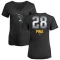 Women's Manny Pina Midnight Mascot V-Neck T-Shirt - Black