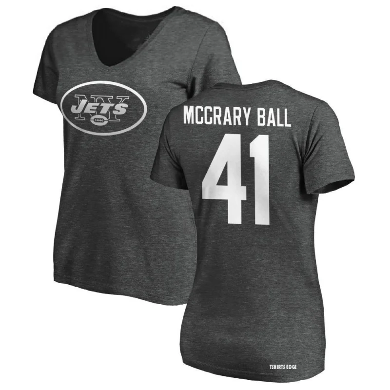 Marcelino McCrary-Ball Name & Number T-Shirt - White - Tshirtsedge