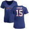 Women's Marcell Ateman Name & Number Slim Fit T-Shirt - Royal