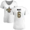 Women's Marcus Maye Name & Number Slim Fit T-Shirt - White