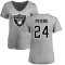 Women's Marcus Peters Name & Number Slim Fit T-Shirt - Ash