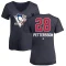 Women's Marcus Pettersson Name and Number Banner Wave V-Neck T-Shirt - Navy