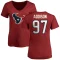 Women's Mario Addison Name & Number Slim Fit T-Shirt - Red