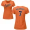 Women's Mark Belanger Name & Number T-Shirt - Orange