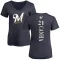 Women's Mark Canha Backer Slim Fit T-Shirt - Navy