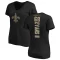 Women's Mark Evans II Backer Slim Fit T-Shirt - Black