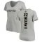 Women's Mark Ingram II Backer V-Neck T-Shirt - Ash