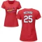 Women's Mark McGwire Name & Number T-Shirt - Red