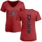 Women's Mark Melancon Backer Slim Fit T-Shirt - Red