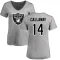 Women's Marquez Callaway Name & Number Slim Fit T-Shirt - Ash