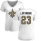 Women's Marshon Lattimore Name & Number Slim Fit T-Shirt - White