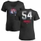 Women's Martin Perez Midnight Mascot V-Neck T-Shirt - Black