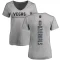 Women's Martins Dzierkals Backer Slim Fit V-Neck T-Shirt - Heathered Gray